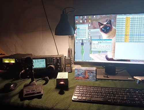 Minęła 4 nad ranem a nasza stacja SP1KYB/LH wciąż aktywna.